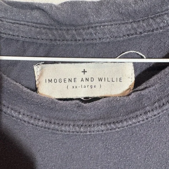 imogene + willie Dark Gray Skull Tee - Picture 3 of 4